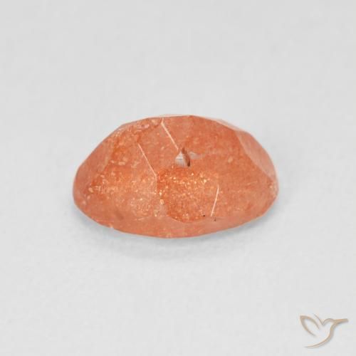 Sunstone Gemstone in 8 x 6 mm (calibrated) Size for Sale, Sunstone Stone in Reddish Orange Color