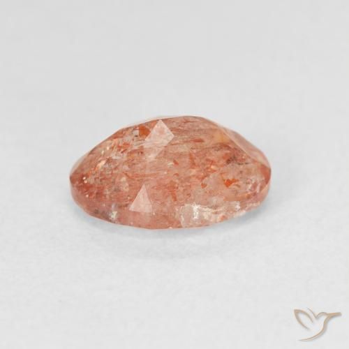 Sunstone Gemstone in 8 x 6 mm (calibrated) Size for Sale, Sunstone Stone in Reddish Orange Color