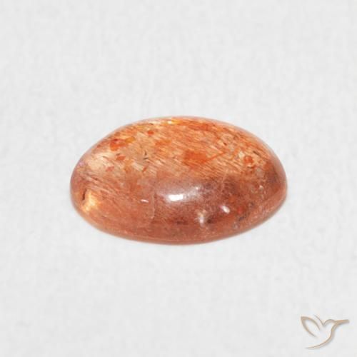 Sunstone Gemstone in 8 x 6 mm (calibrated) Size for Sale, Sunstone Stone in Bright Orange Color