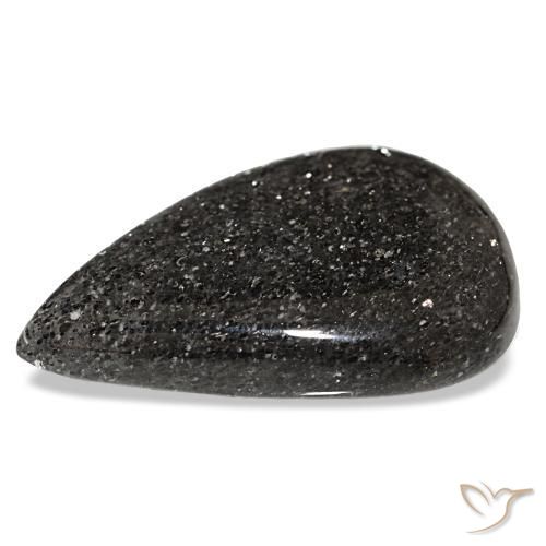 Sunstone Gemstone in 32.2 x 21.4 mm Size for Sale, Sunstone Stone in Black Color