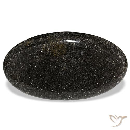 55.67ct Black Sunstone, Oval, Translucent