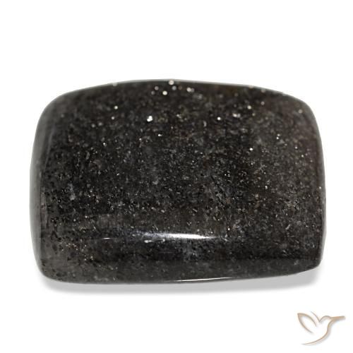 Sunstone Gemstone in 24.2 x 22.2 mm Size for Sale, Sunstone Stone in Black Color