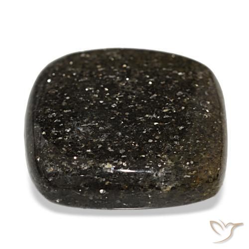 Sunstone Gemstone in 22.5 x 21.5 mm Size for Sale, Sunstone Stone in Black Color