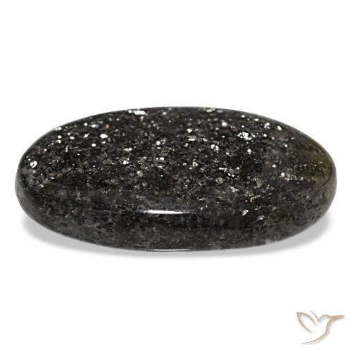 Sunstone Gemstone in 27.2 x 15.7 mm Size for Sale, Sunstone Stone in Black Color