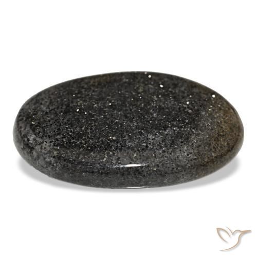 Sunstone Gemstone in 32.6 x 22.7 mm Size for Sale, Sunstone Stone in Black Color