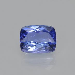 1.63 ct Blue Tanzanite Gemstone, Tanzanite Gem in Cushion-Cut Shape for Sale.