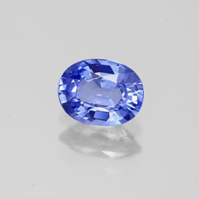 0.77 ct Violet Tanzanite Stone, Natural Tanzanite in Oval Facet Shape for Sale