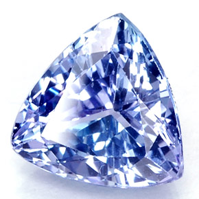 1.25 ct Blue Tanzanite Stone, Natural Tanzanite in Trillion Facet Shape for Sale
