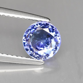 1.50 ct Blue Tanzanite Stone, Natural Tanzanite in Round Facet Shape for Sale