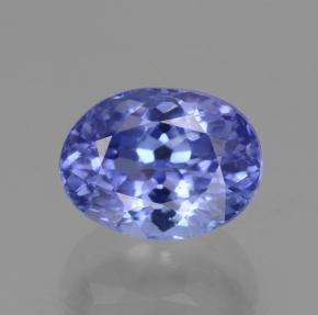 1.55 ct Blue Tanzanite Gemstone, Tanzanite Gem in Oval Facet Shape for Sale.
