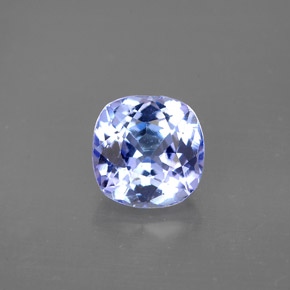 1.48 ct Blue Tanzanite Gemstone, Tanzanite Gem in Cushion-Cut Shape for Sale.
