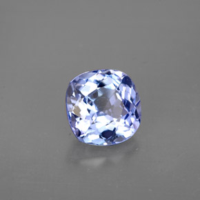 1.48 ct Blue Tanzanite Stone, Natural Tanzanite in Cushion-Cut Shape for Sale