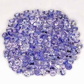Tanzanite Gemstone in 2.5 mm (calibrated) Size for Sale, Tanzanite Stone in Violet Blue Color