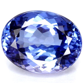 5.08 ct Blue Tanzanite Gemstone, Tanzanite Gem in Oval Facet Shape for Sale.