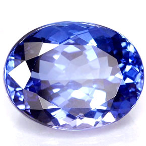 5.08 ct Blue Tanzanite Stone, Natural Tanzanite in Oval Facet Shape for Sale