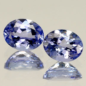 0.72 ct Blue Tanzanite Gemstone, Tanzanite Gem in Oval Facet Shape for Sale.
