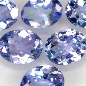 1.87 ct Blue Tanzanite Stone, Natural Tanzanite in Oval Facet Shape for Sale