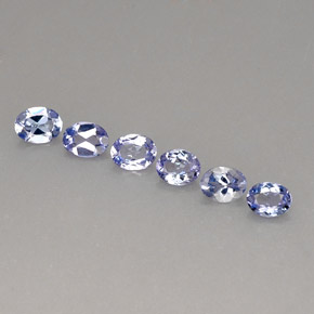1.73 ct Blue Tanzanite Gemstone, Tanzanite Gem in Oval Facet Shape for Sale.