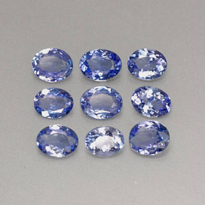 1.95 ct Blue Tanzanite Stone, Natural Tanzanite in Oval Facet Shape for Sale