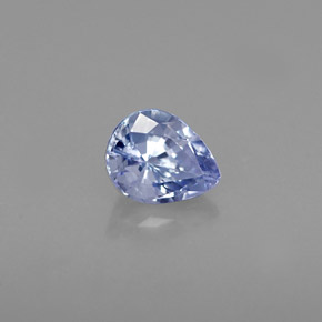 0.52 ct Blue Tanzanite Stone, Natural Tanzanite in Pear Facet Shape for Sale