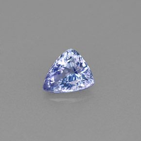 0.68 ct Blue Tanzanite Gemstone, Tanzanite Gem in Trillion Facet Shape for Sale.