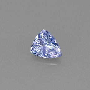 0.68 ct Blue Tanzanite Stone, Natural Tanzanite in Trillion Facet Shape for Sale