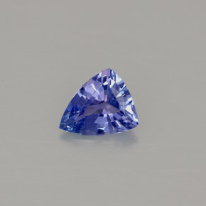 0.62 ct Blue Tanzanite Stone, Natural Tanzanite in Trillion Facet Shape for Sale