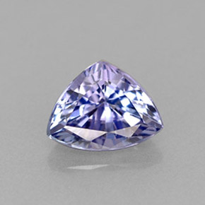 0.57 ct Blue Tanzanite Gemstone, Tanzanite Gem in Trillion Facet Shape for Sale.