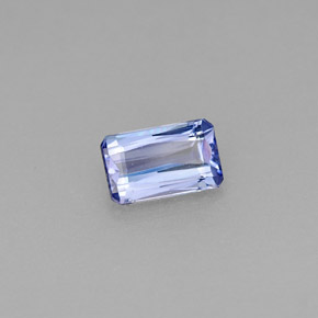 0.53 ct Blue Tanzanite Stone, Natural Tanzanite in Octagon / Scissor Cut Shape for Sale