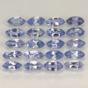 1.70 ct Blue Tanzanite Gemstone, Tanzanite Gem in Marquise Facet Shape for Sale.