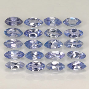 1.70 ct Blue Tanzanite Stone, Natural Tanzanite in Marquise Facet Shape for Sale