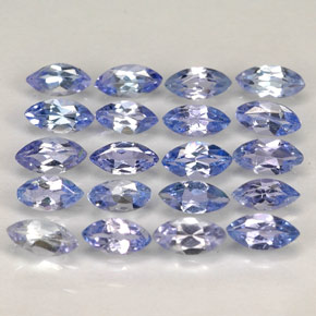 1.86 ct Blue Tanzanite Gemstone, Tanzanite Gem in Marquise Facet Shape for Sale.