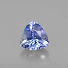 0.44 ct Blue Tanzanite Gemstone, Tanzanite Gem in Trillion Facet Shape for Sale.