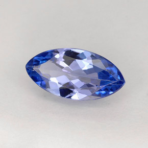 1.02 ct Blue Tanzanite Stone, Natural Tanzanite in Marquise Facet Shape for Sale