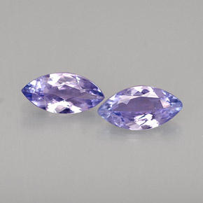 0.59 ct Blue Tanzanite Gemstone, Tanzanite Gem in Marquise Facet Shape for Sale.