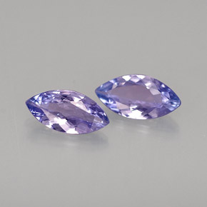0.59 ct Blue Tanzanite Stone, Natural Tanzanite in Marquise Facet Shape for Sale