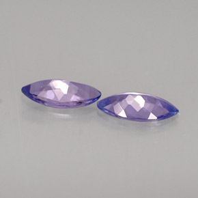 Tanzanite Gemstone in 7 x 3.5 mm (calibrated) Size for Sale, Tanzanite Stone in Violet Blue Color