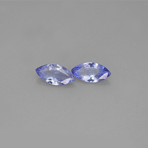 0.56 ct Blue Tanzanite Stone, Natural Tanzanite in Marquise Facet Shape for Sale