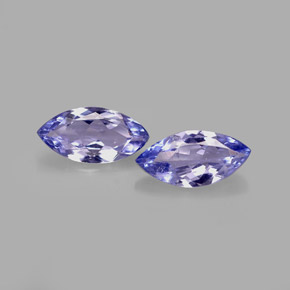0.64 ct Blue Tanzanite Gemstone, Tanzanite Gem in Marquise Facet Shape for Sale.