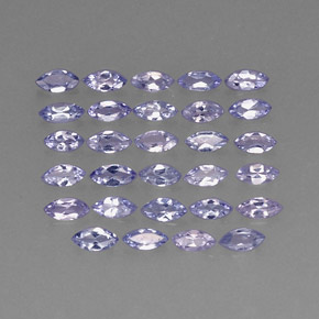 1.82 ct Violet Tanzanite Stone, Natural Tanzanite in Marquise Facet Shape for Sale