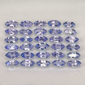 2.42 ct Blue Tanzanite Gemstone, Tanzanite Gem in Marquise Facet Shape for Sale.