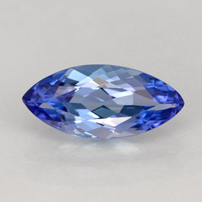 1.19 ct Blue Tanzanite Gemstone, Tanzanite Gem in Marquise Facet Shape for Sale.