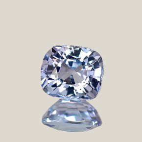0.80 ct Blue Tanzanite Gemstone, Tanzanite Gem in Cushion-Cut Shape for Sale.