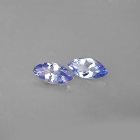 0.65 ct Blue Tanzanite Stone, Natural Tanzanite in Marquise Facet Shape for Sale