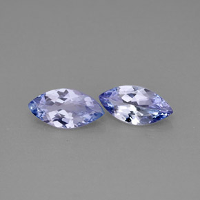 0.72 ct Blue Tanzanite Stone, Natural Tanzanite in Marquise Facet Shape for Sale