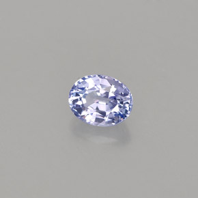0.60 ct Blue Tanzanite Stone, Natural Tanzanite in Oval Facet Shape for Sale