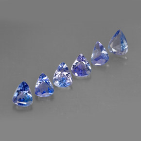 1.62 ct Blue Tanzanite Stone, Natural Tanzanite in Pear Facet Shape for Sale