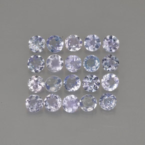 1.52 ct Blue Tanzanite Gemstone, Tanzanite Gem in Round Facet Shape for Sale.