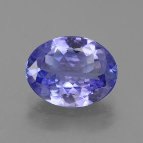 Medium Blue Танзанит Камень - 2.1ct Фасетный Овал (ID: 254317)
