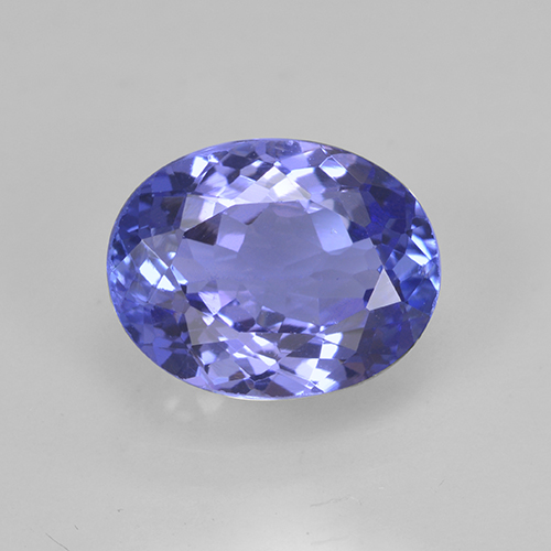 Intense Violet Blue Tanzanite Gem - 2.2ct Oval Facet (ID: 254320)